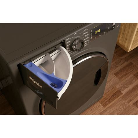 Hotpoint Activecare 10kg 1600rpm Freestanding Washing Machine Black Nllcd1065dgdawukn