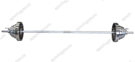 Штанги с металлическими дисками, сборные штанги