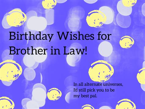 Birthday wishes for brother in law - WishesandSuccess