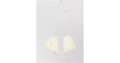 Anemos The Jane Double String Bikini T In White Lyst