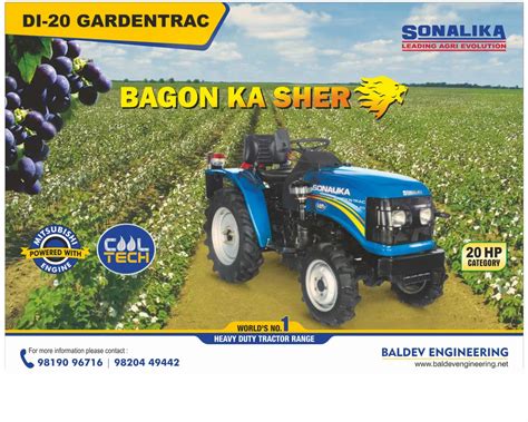 Sonalika Tractor Gt 20 Tractor 39 Hp At Best Price In Navi Mumbai Id