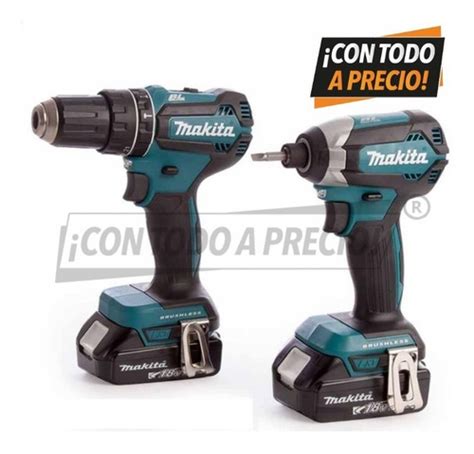 Combo Taladro Y Atornillador De Impacto Makita Dlx Syx Con Todo