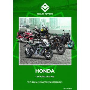 Honda Cbx Models Service Repair Manuals Parts Catalog Owner S Manuals