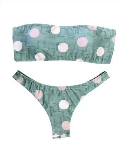 Biquíni Bikini Faixa Fio Duplo Póa Bolinha Bojo Charmy Parcelamento sem juros