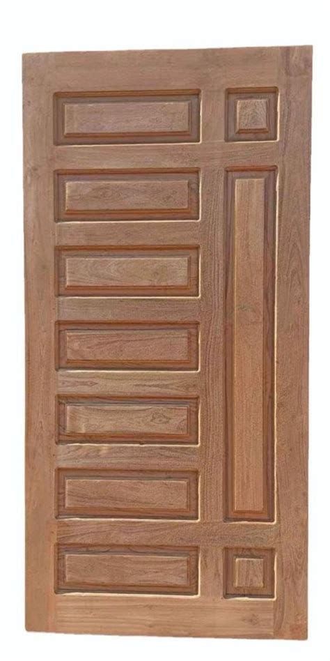 Exterior X Ft Brown Burma Teak Wood Door For Home At Rs Piece