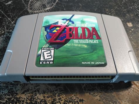 Zelda Ocarina Of Time The Sealed Palace N64 Nintendo 64 Etsy