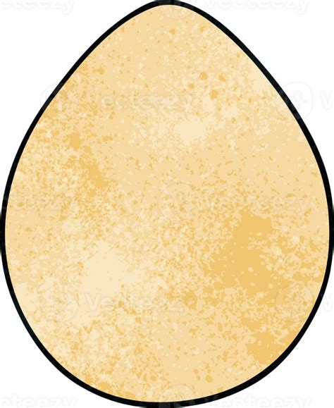 Hand Drawn Quirky Cartoon Egg 45176665 Png