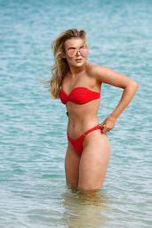 Tallia Storm In A Red Hot Bikini In Cape Verde Celebmafia