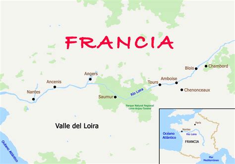 Mapa De Loira Rutas Pangea