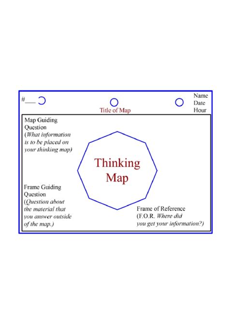 Thinking Map Template Printable Pdf Download