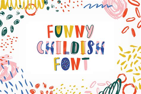 Childish alphabet | Custom-Designed Graphic Objects ~ Creative Market