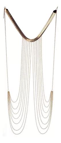 Nueva Crossover Bikini Cadena Cinturo Cinturón Del Vientre Meses sin interés