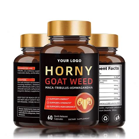 OEM Horny Goat Weed Icariin Epimedium Capsules Maca Tribulus