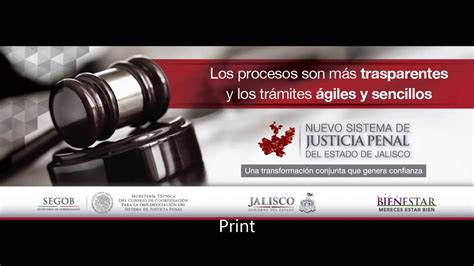 Spot Nuevo Sistema De Justicia Penal 1 Youtube