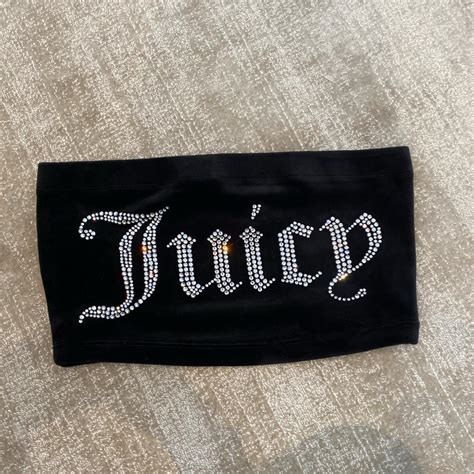Juicy Couture Boob Tube Barley Worn Great Condition Depop
