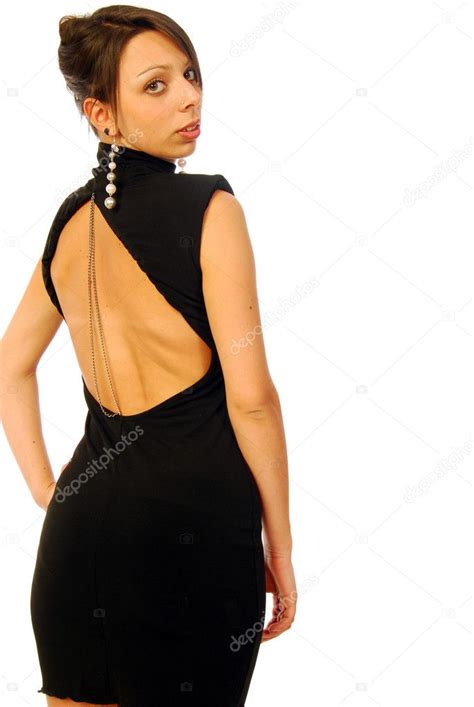 A Beautiful Brunette In An Elegant Evening Dress Stock Photo Francofox 7089942