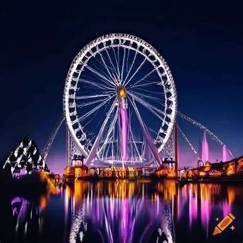 Glaggleland amusement park on Craiyon