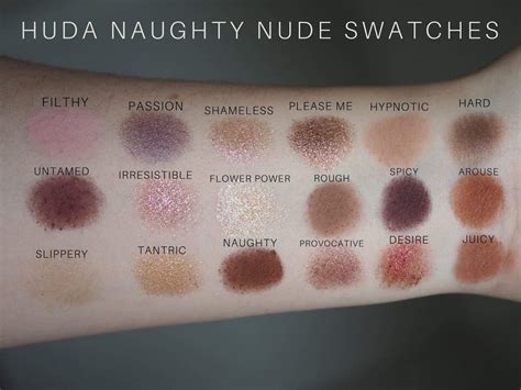 Naughty Nude Eyeshadow Palette Huda Beauty Foto Anteprima E Swatches