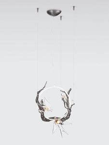 Suspension MOBILE MEDIUM Serip En Bronze En Verre Contemporaine