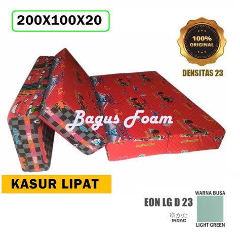 Jual INOAC ASLI Kasur Lipat Eon Lg D 23 Uk 200x100 Tebal 5 Cm 10 Cm 15