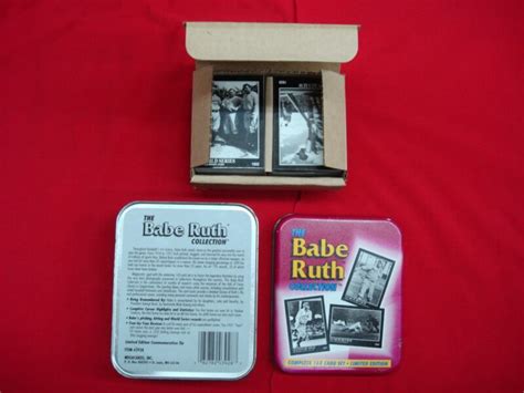 Babe Ruth MegaCards Complete Set Limited Edition Tin Cards Federal Coin Exchange
