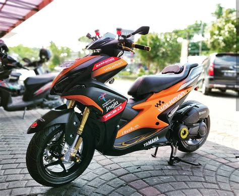 Modifikasi Yamaha Aerox Enggak Sulit Cuma Perlu Lakukan Ini