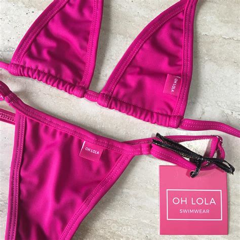 Noveau Fuchsia Bikini For Women By Oh Lola Swimwear