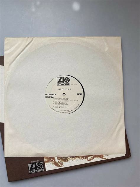 Popsike Led Zeppelin II Atlantic SD US FIRST PRESSING HOT Version RLSS RL Promo
