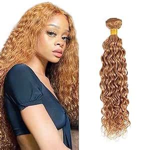 Amazon 26 Inch 27 Bundles Human Hair Blonde Bundles Honey Blonde Water Wave Human Hair