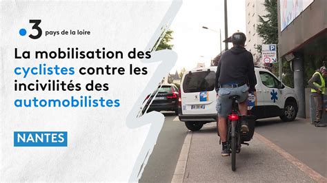 Les Cyclistes Se Mobilisent Contre Les Comportements Dangereux De