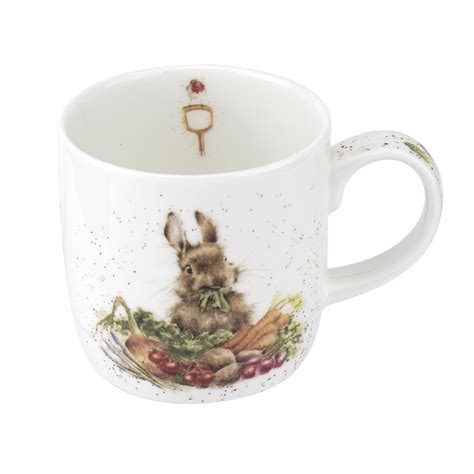 Royal Worcester Wrendale Designs MUG 14 OZ GROW YOUR OWN HARE