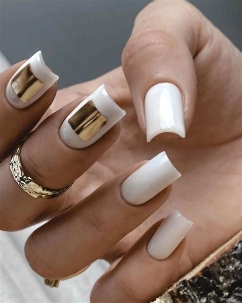 Nail The Winter Look Glamorous Gold Nail 16 Ideas For 2023 2024