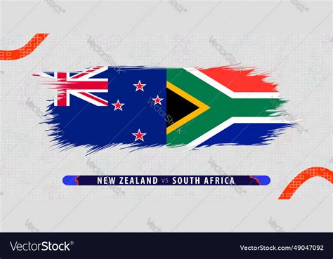 New zealand vs south africa international rugby Vector Image