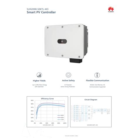 Three Phase On Grid Inverter Huawei Sun Ktl M Wlan G Kw