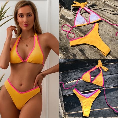 Jual Vanya The Label Bikini Sexy Swimsuit Baju Renang Two Piece Import High Quality High Cut