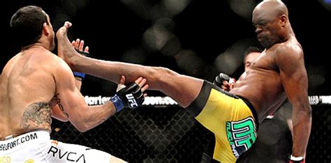 Watch Anderson Silvas Front Kick To The Face Ko Of Vitor Belfort Ufc