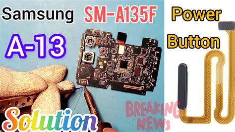 Samsung A13 Power Button Problem SM A153F Jumper Solution Use Auto