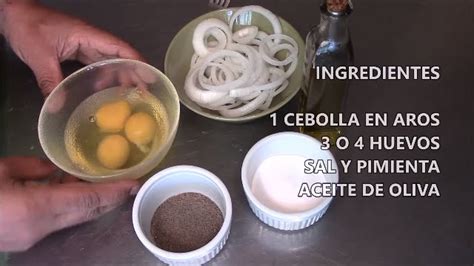 Como Hacer Una Tortilla De Huevo Receta Fácil Youtube