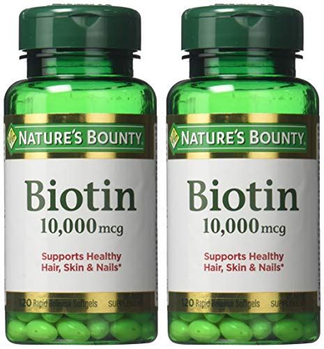 Nature S Bounty Biotin Mcg Rapid Release Softgels Ea Pack