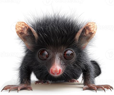 close    black furry small mammal  png