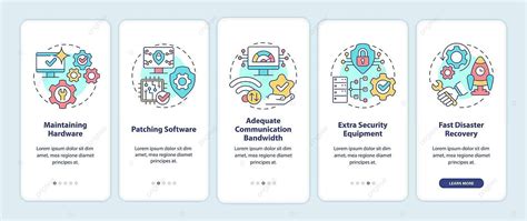 availability onboarding mobile app screen mobile text slider vector