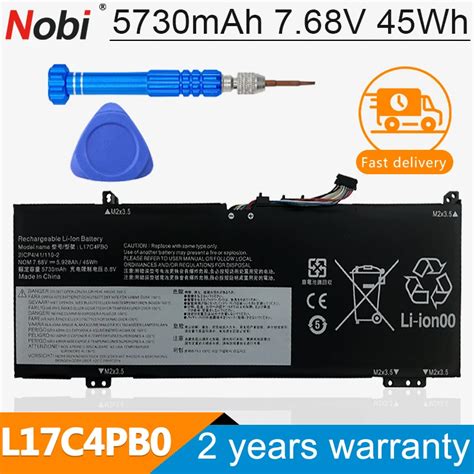 Аккумулятор Nobi L17C4PB0 L17M4PB2 для ноутбука Lenovo FLEX 6-14ARR ...