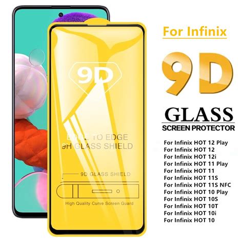D Tempered Glass For Infinix Hot Play Nfc I S Screen Protector For Infinix Hot