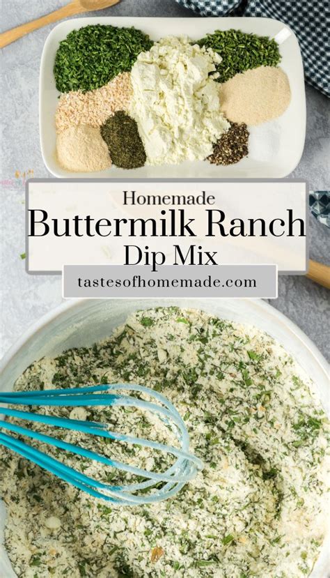 Homemade Buttermilk Ranch Dip Mix Buttermilk Ranch Dressing Buttermilk Ranch Dressing Mix