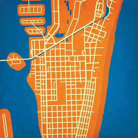 Mapa De South Beach, Florida Miami Beach FL Map, Community Map Town