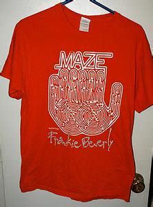 Vtg Maze Frankie Beverly Silky Soul Tour Concert T Shirt Music R B