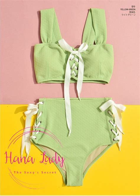 Bộ bikini 2 mảnh đan nơ siêu xinh BN064 Hana Lady