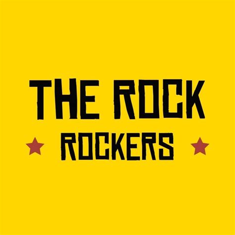 Edit This Hand Drawn Duotone The Rock Rockers Logo Template Online