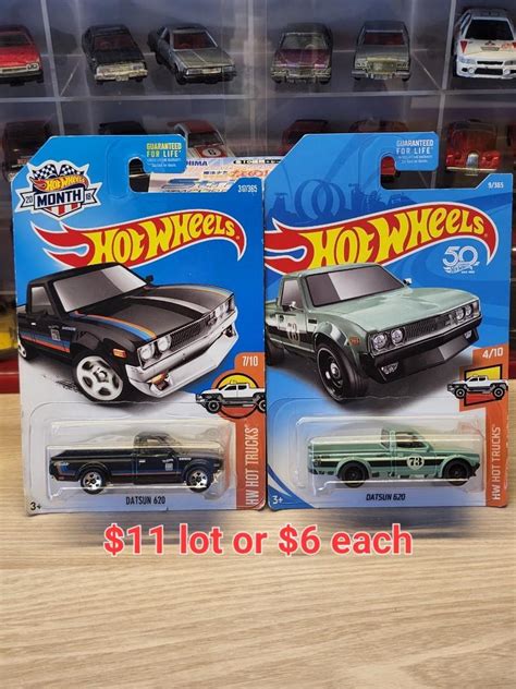 CLEARANCE SALE 1 64 Hotwheels Matchbox Hot Wheels Ferrari Mustang Volvo Datsun 620 Honda NSX