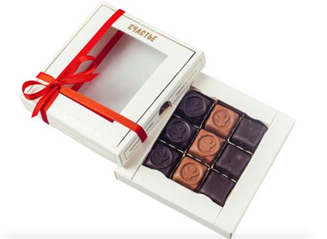 Набор домашних шоколадных конфет СЧАСТЬЕ №9, 90 г